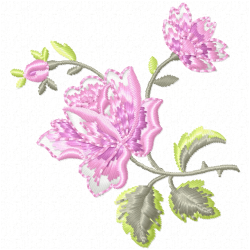 Flowers Embroidery Design 3